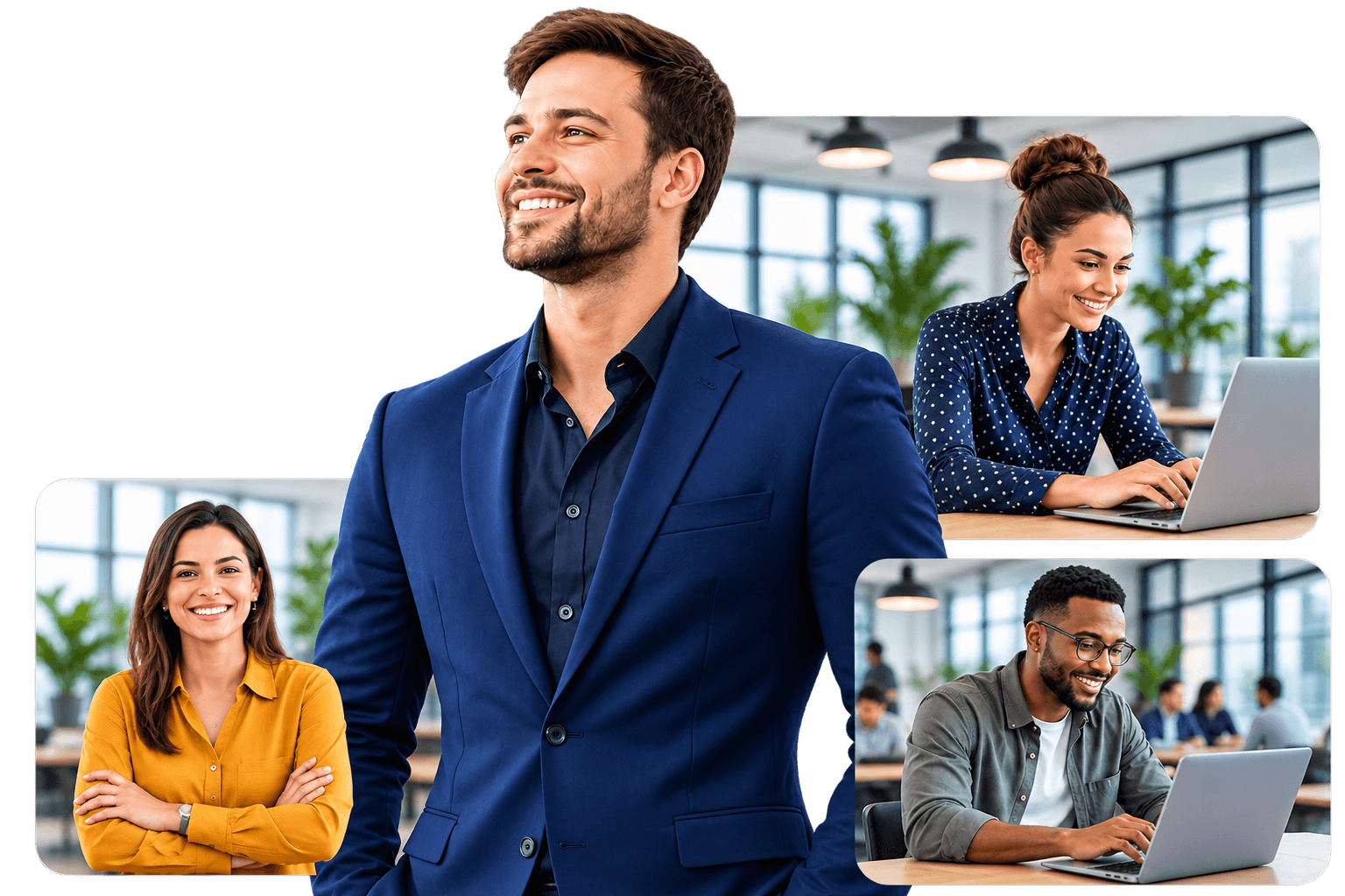 Entrepreneurs building and growing their businesses together